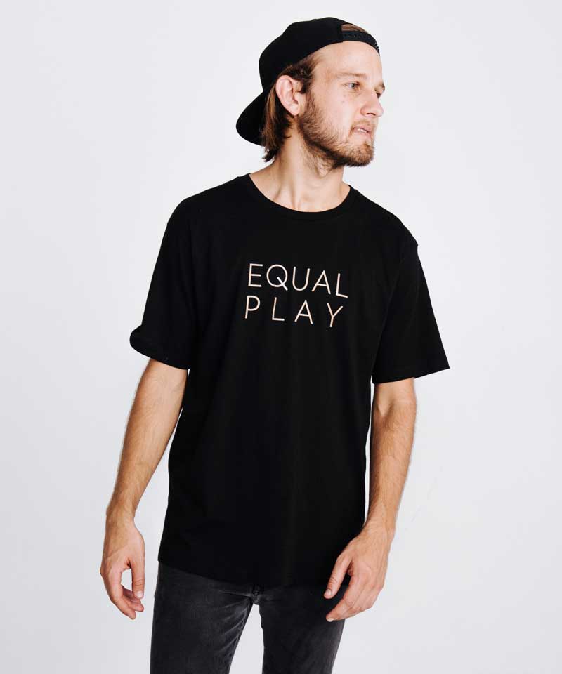 Equal Play Men's Athletic T Shirt Goal Five