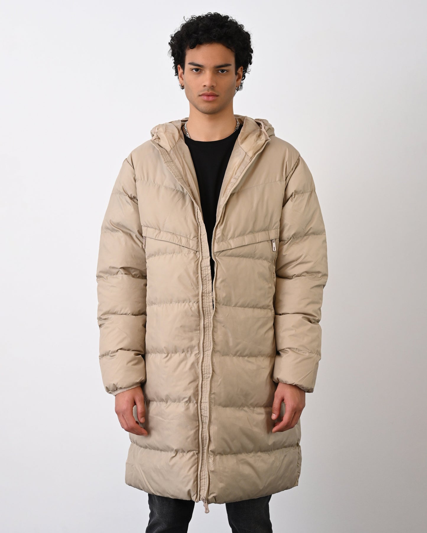 Men's Long Winter Coat – Fleece Lined Withinblack