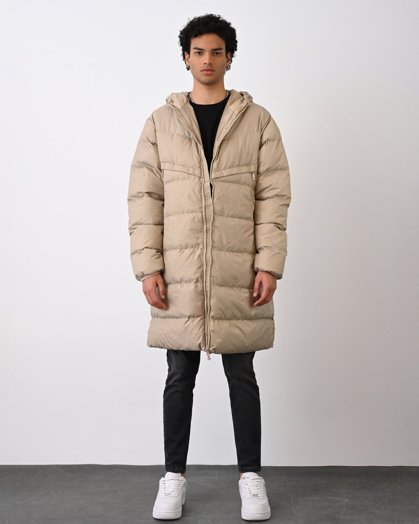 Men's Long Winter Coat – Fleece Lined Withinblack