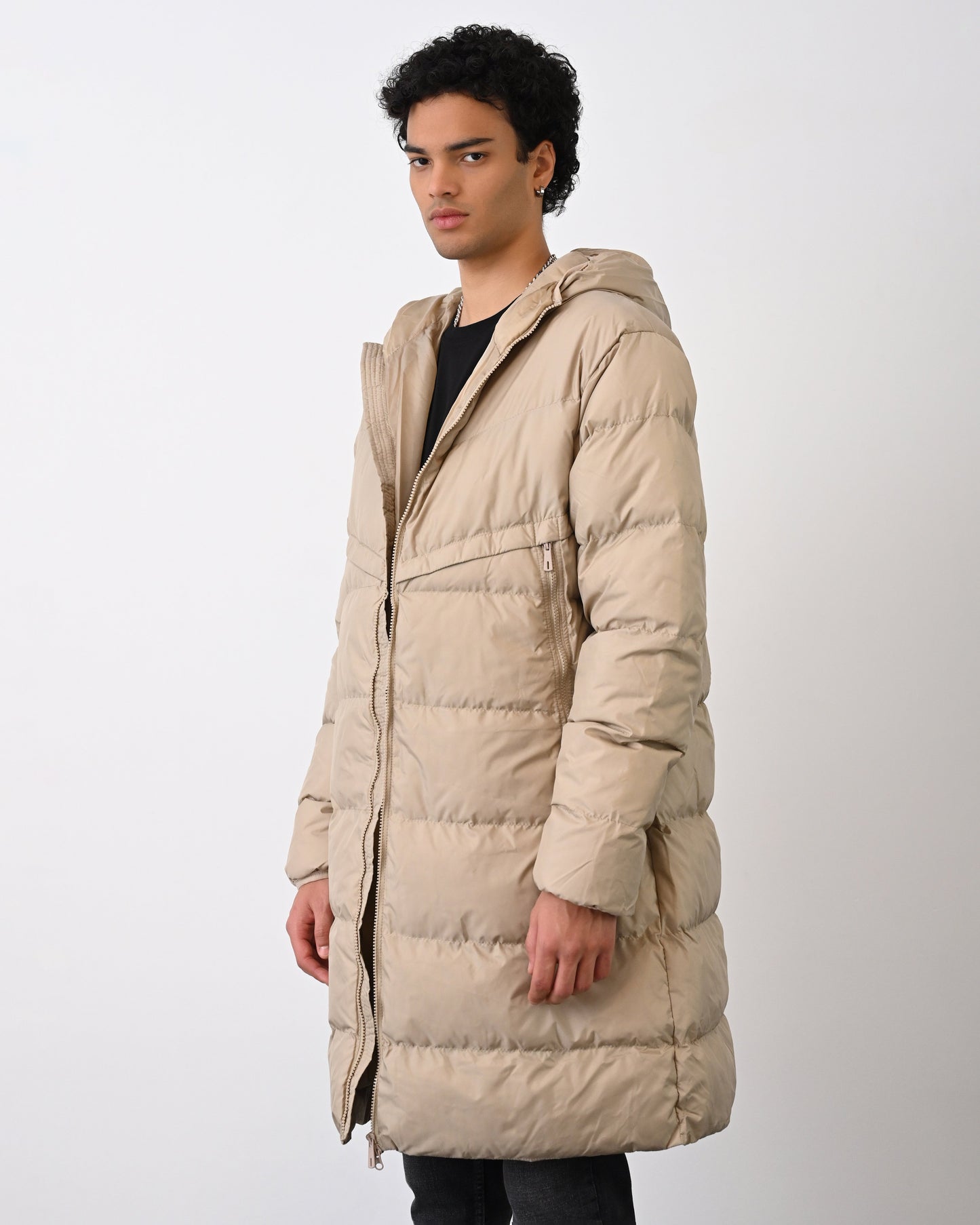 Men's Long Winter Coat – Fleece Lined Withinblack