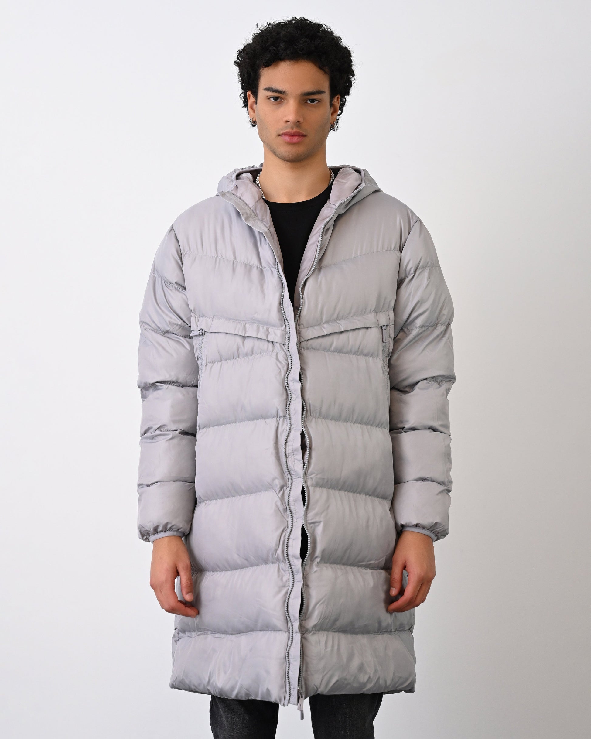 Men's Long Winter Coat – Fleece Lined Withinblack