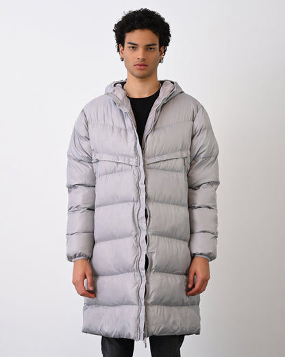 Men's Long Winter Coat – Fleece Lined Withinblack