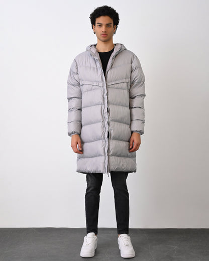 Men's Long Winter Coat – Fleece Lined Withinblack