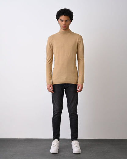 Turtleneck Knit Sweater Withinblack