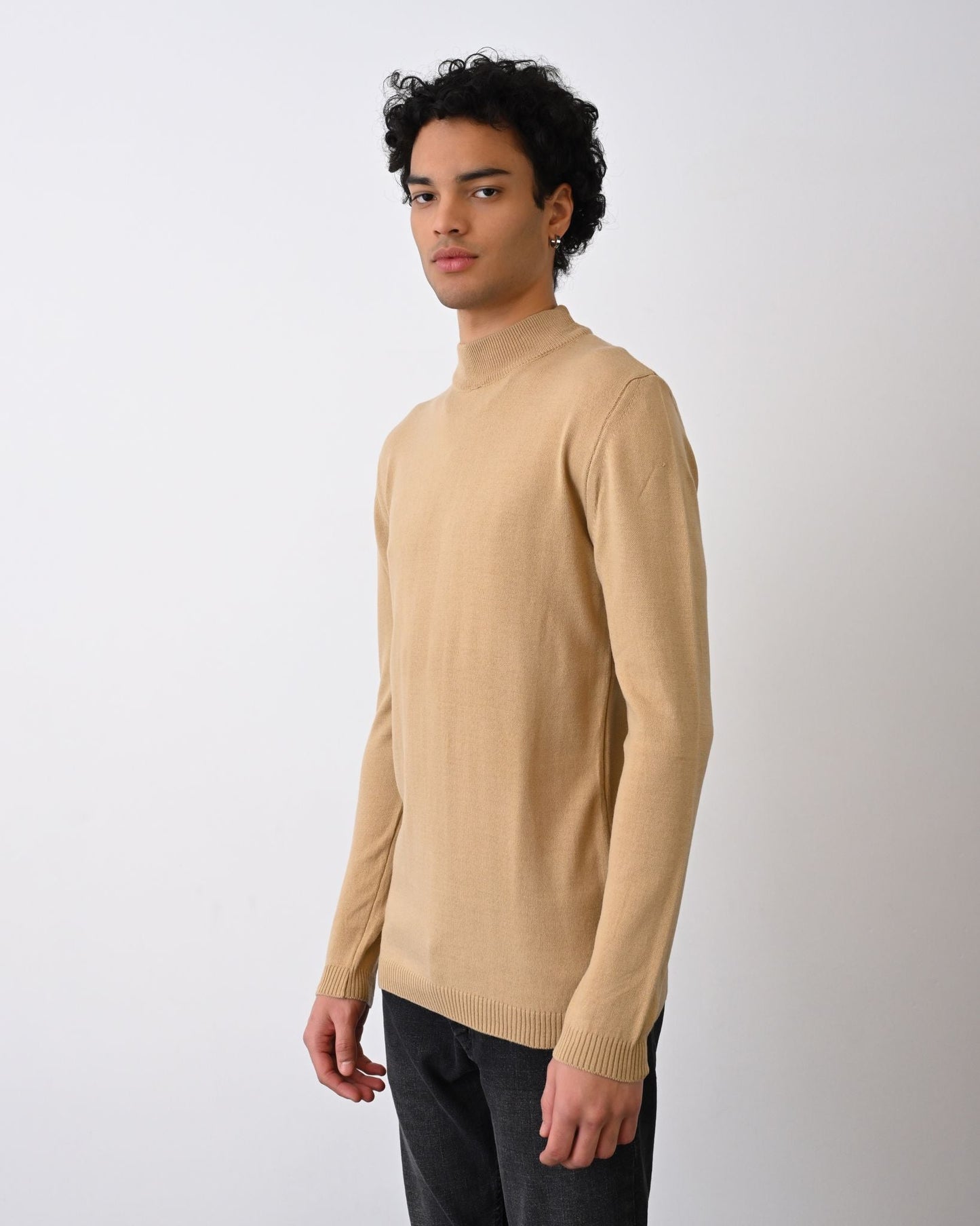 Turtleneck Knit Sweater Withinblack
