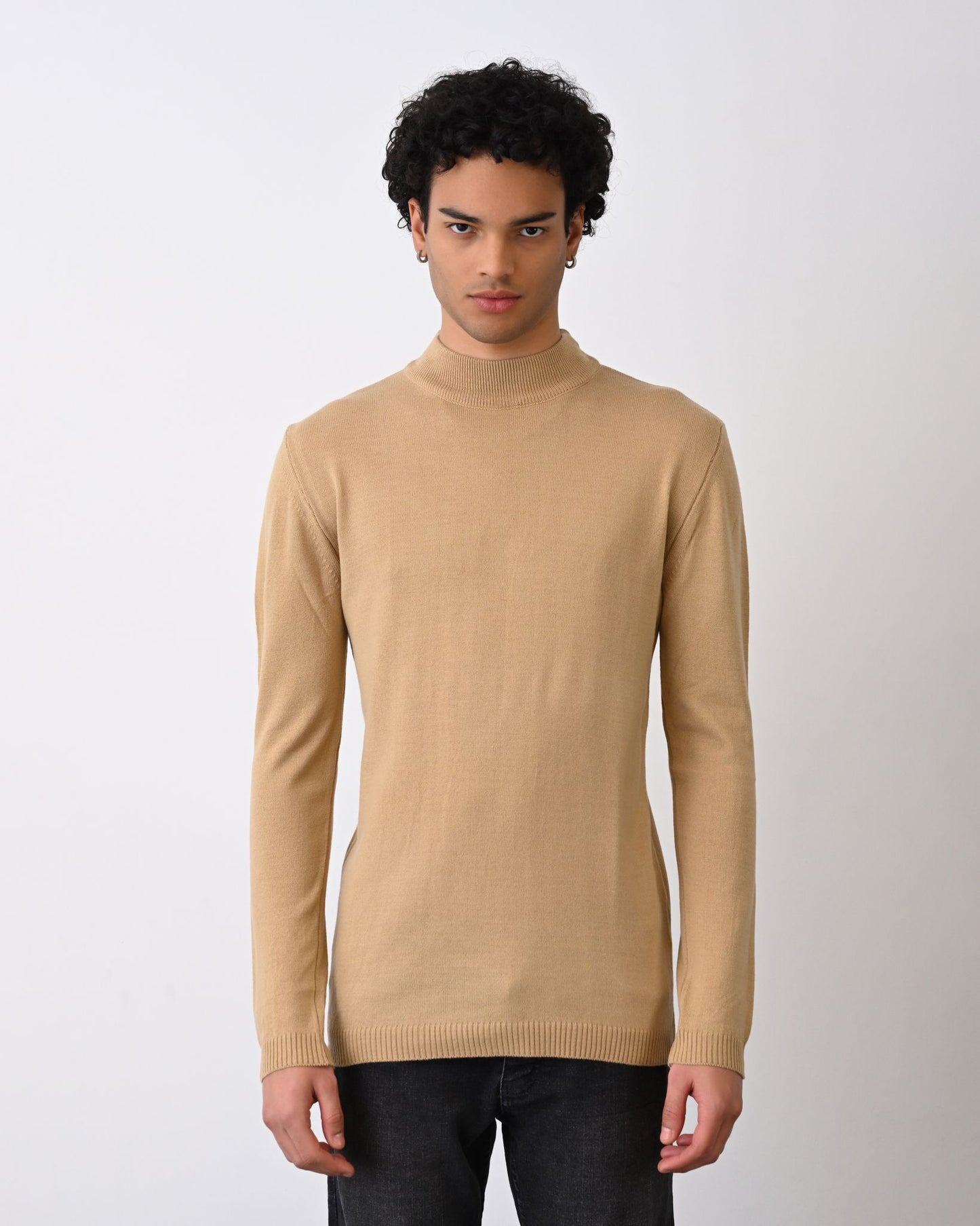 Turtleneck Knit Sweater Withinblack