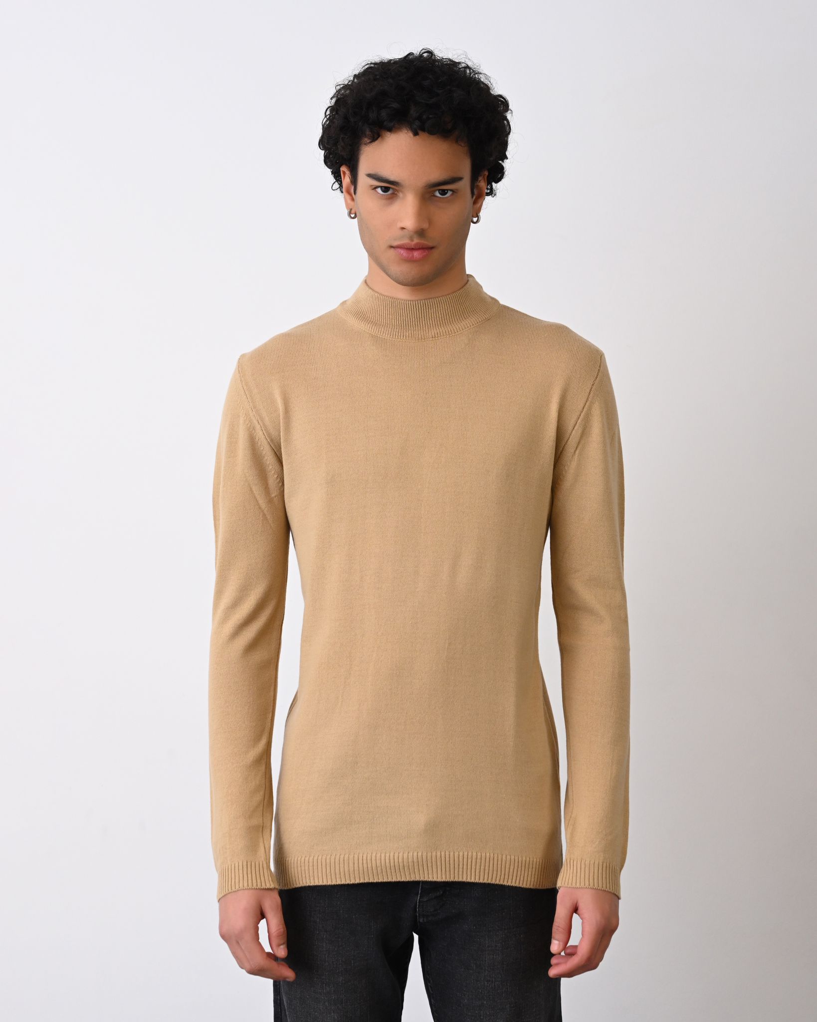 Turtleneck Knit Sweater Withinblack