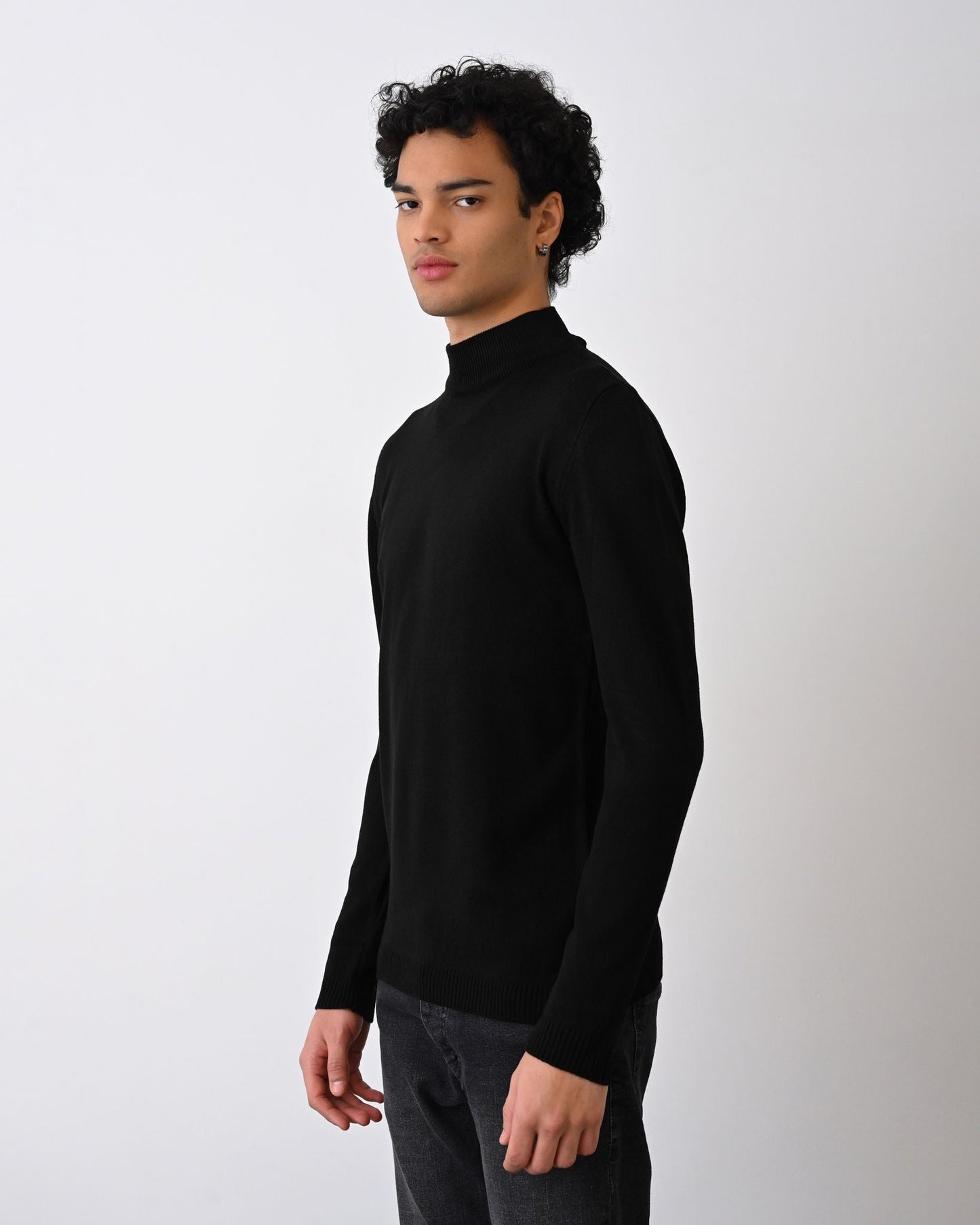 Turtleneck Knit Sweater Withinblack