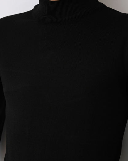 Turtleneck Knit Sweater Withinblack