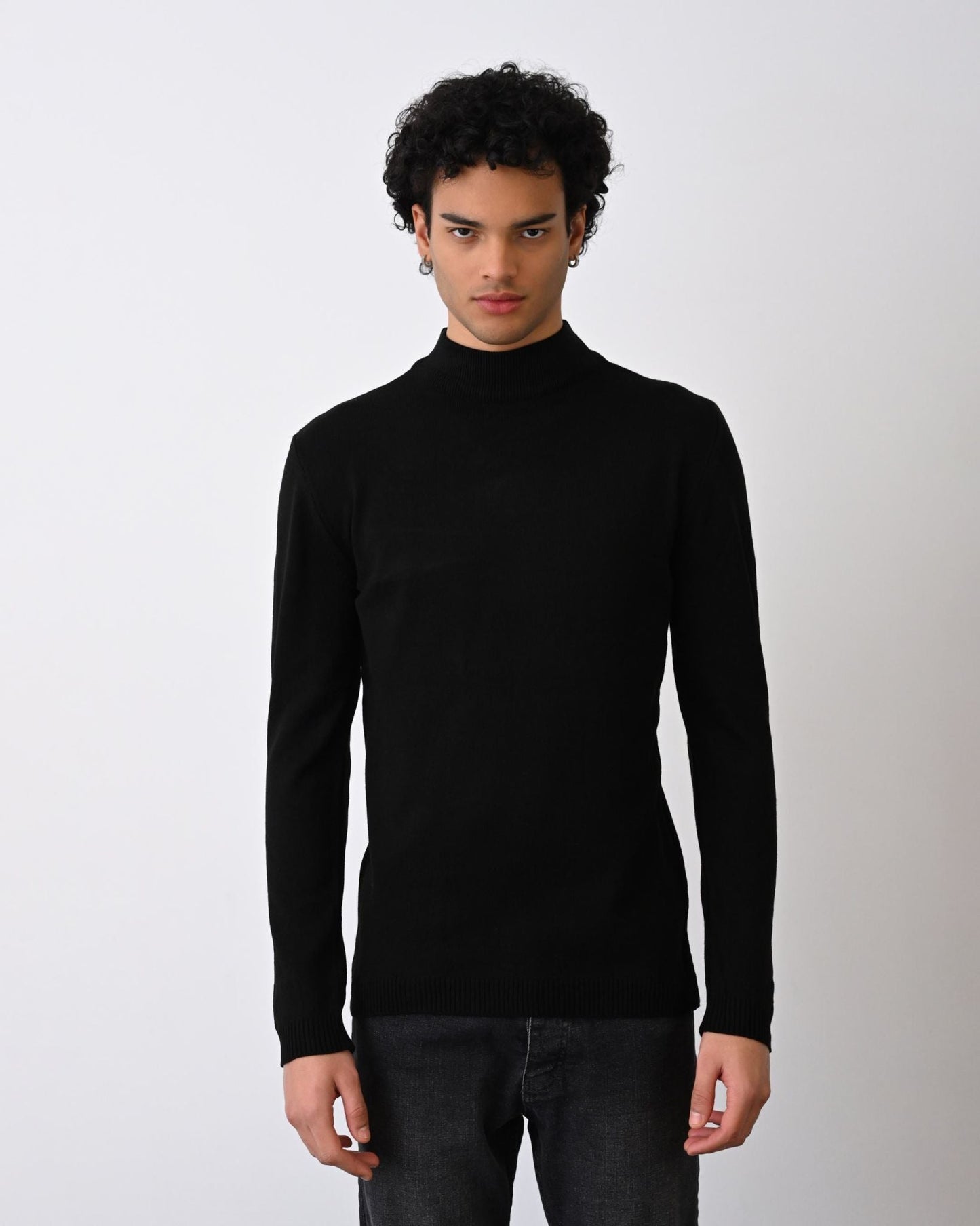 Turtleneck Knit Sweater Withinblack