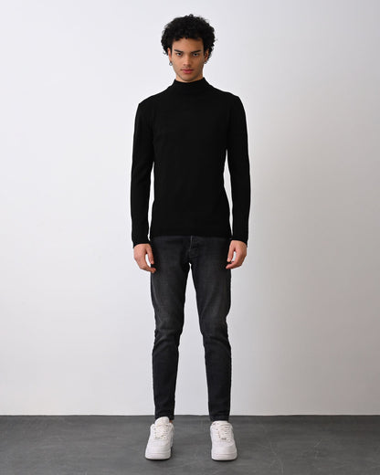 Turtleneck Knit Sweater Withinblack