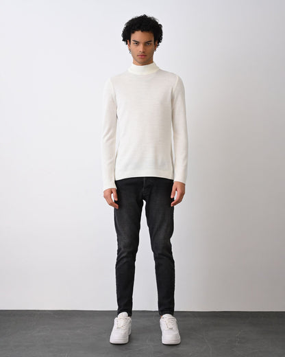 Turtleneck Knit Sweater Withinblack