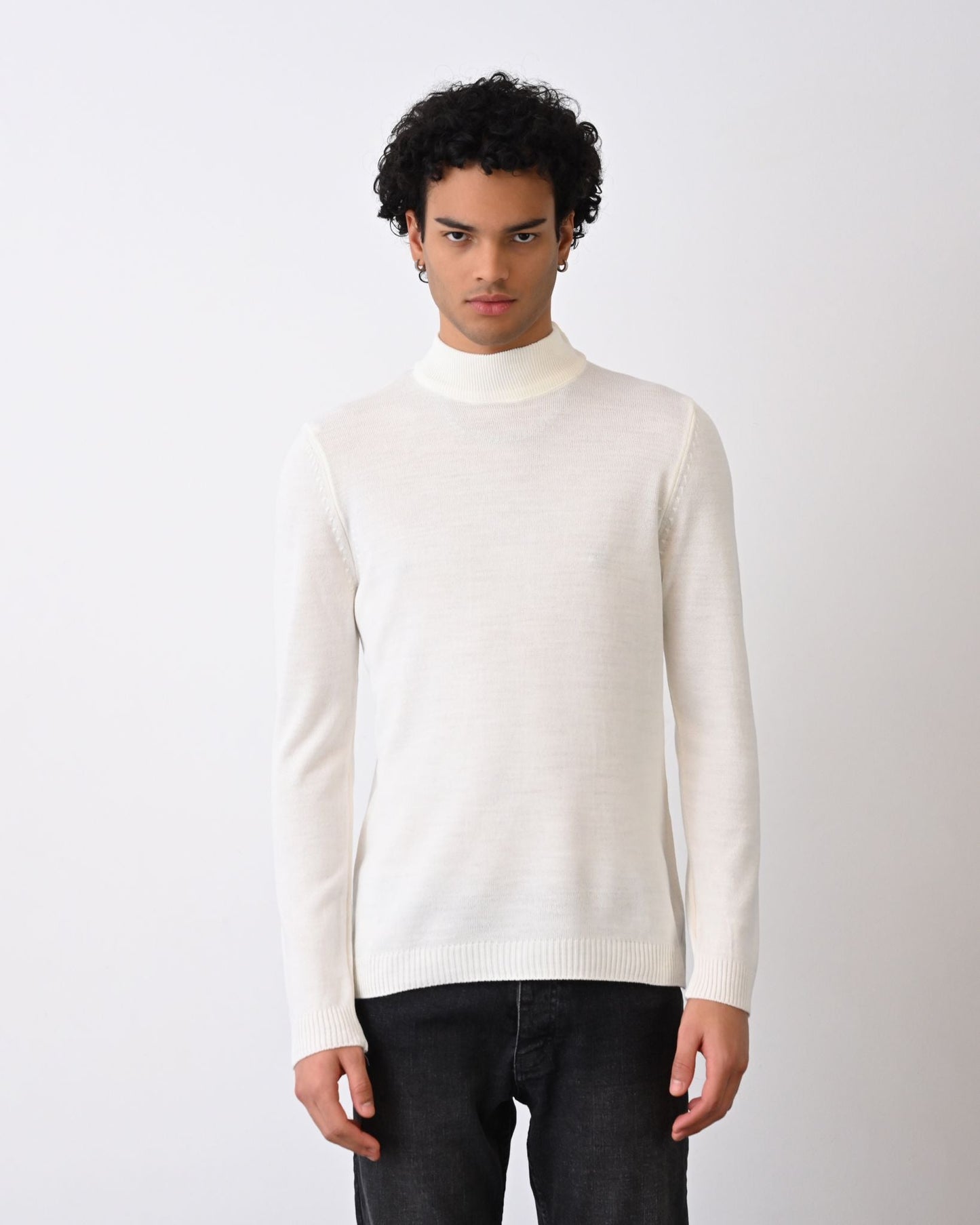 Turtleneck Knit Sweater Withinblack