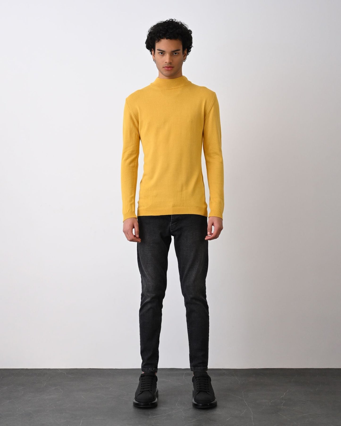 Turtleneck Knit Sweater Withinblack