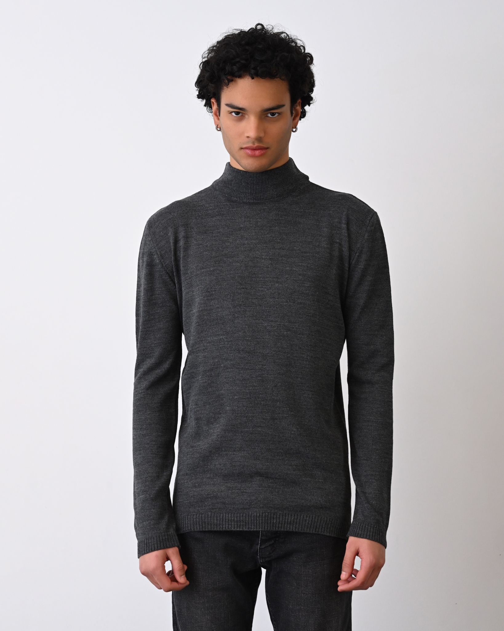 Turtleneck Knit Sweater Withinblack