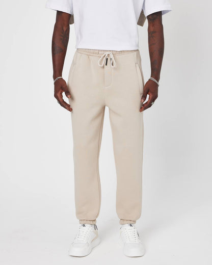 Men's Oversized Fleece-Lined Jogger Sweatpants Withinblack