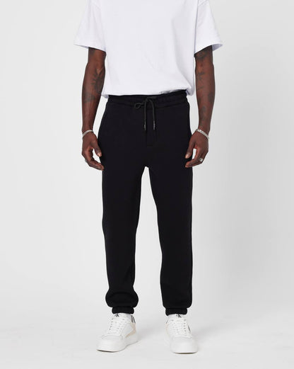 Men's Oversized Fleece-Lined Jogger Sweatpants Withinblack