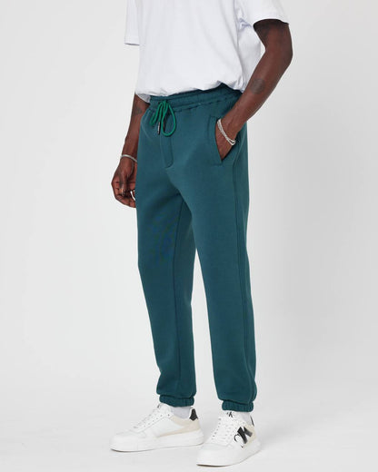 Men's Oversized Fleece-Lined Jogger Sweatpants Withinblack