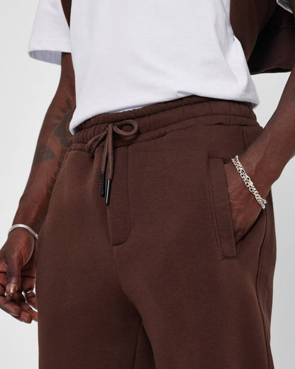 Men's Oversized Fleece-Lined Jogger Sweatpants Withinblack