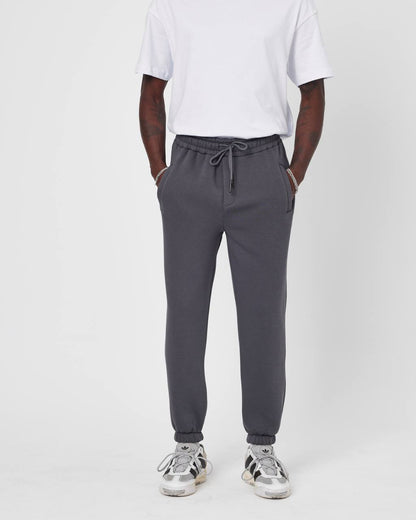 Men's Oversized Fleece-Lined Jogger Sweatpants Withinblack