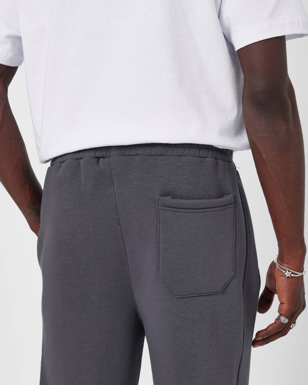 Men's Oversized Fleece-Lined Jogger Sweatpants Withinblack