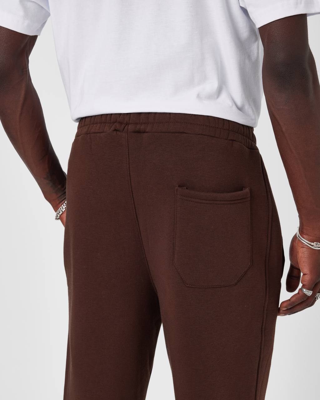 Men's Oversized Fleece-Lined Jogger Sweatpants Withinblack
