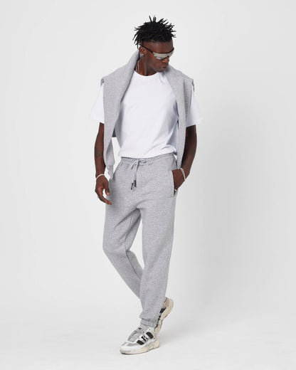 Men's Oversized Fleece-Lined Jogger Sweatpants Withinblack