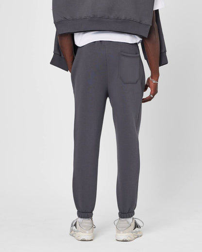 Men's Oversized Fleece-Lined Jogger Sweatpants Withinblack