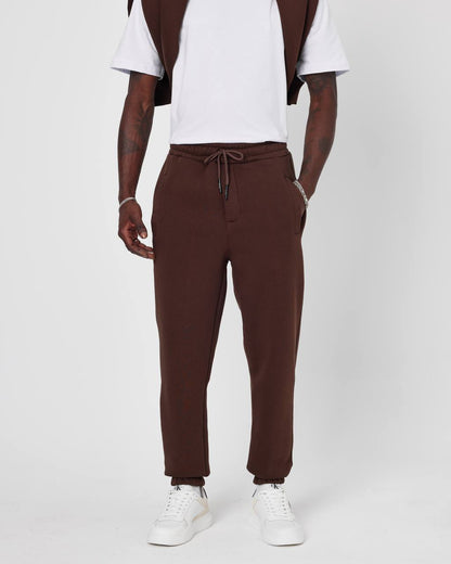 Men's Oversized Fleece-Lined Jogger Sweatpants Withinblack