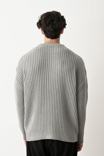 Modern Oversized Knit Sweater Withinblack