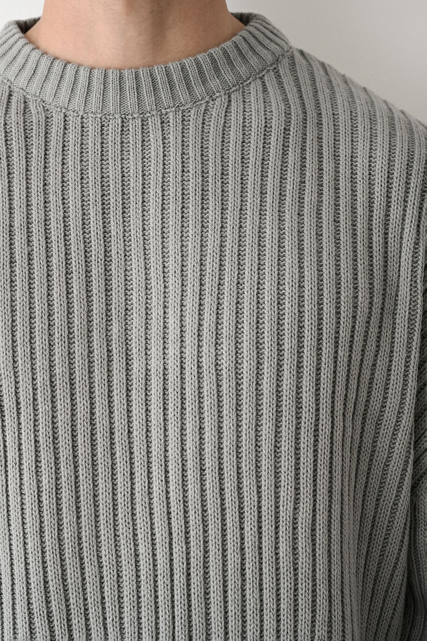 Modern Oversized Knit Sweater Withinblack