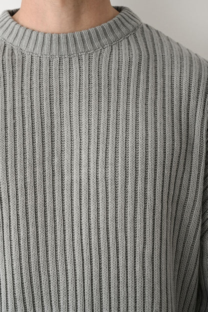 Modern Oversized Knit Sweater Withinblack