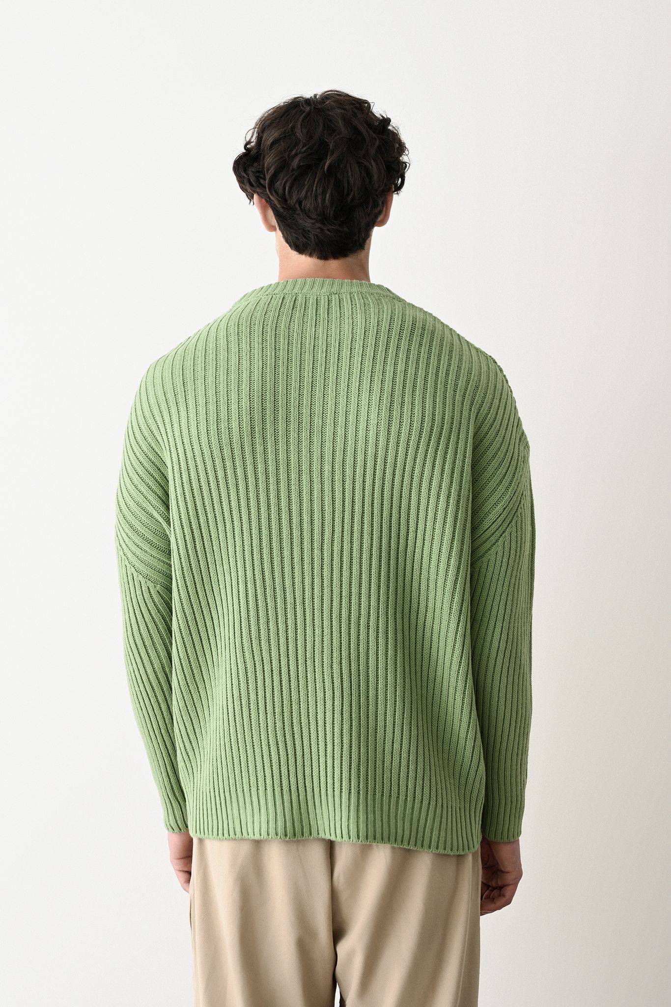 Modern Oversized Knit Sweater Withinblack