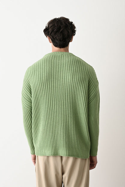 Modern Oversized Knit Sweater Withinblack