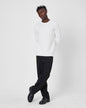 Men's Oversized Plain Knit Crew Neck Sweater - Casual Comfort Withinblack