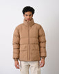 Men's Premium Puffer Jacket with High Collar and Utility Pockets Withinblack