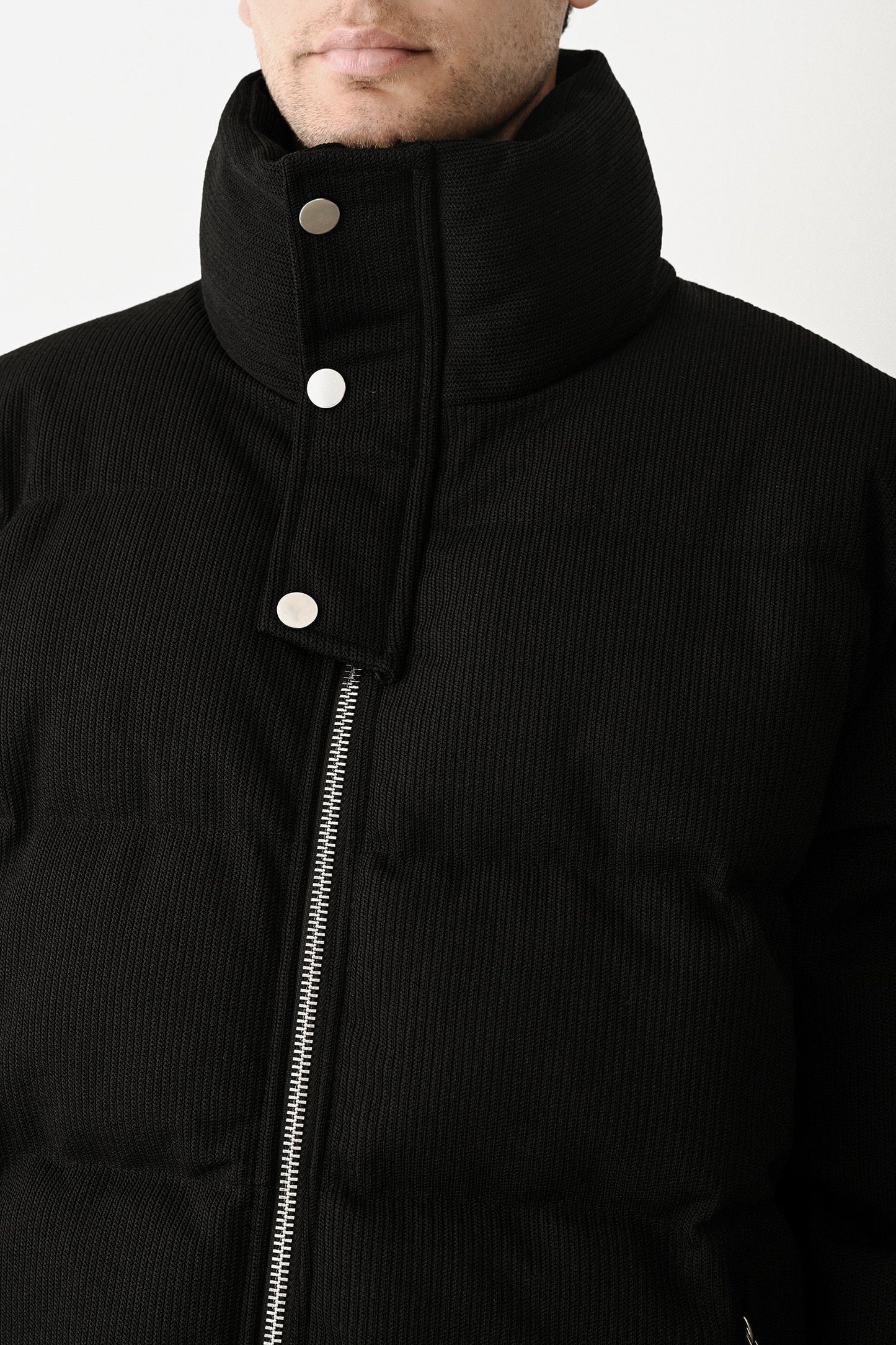 Black Quilted Winter Coat Withinblack
