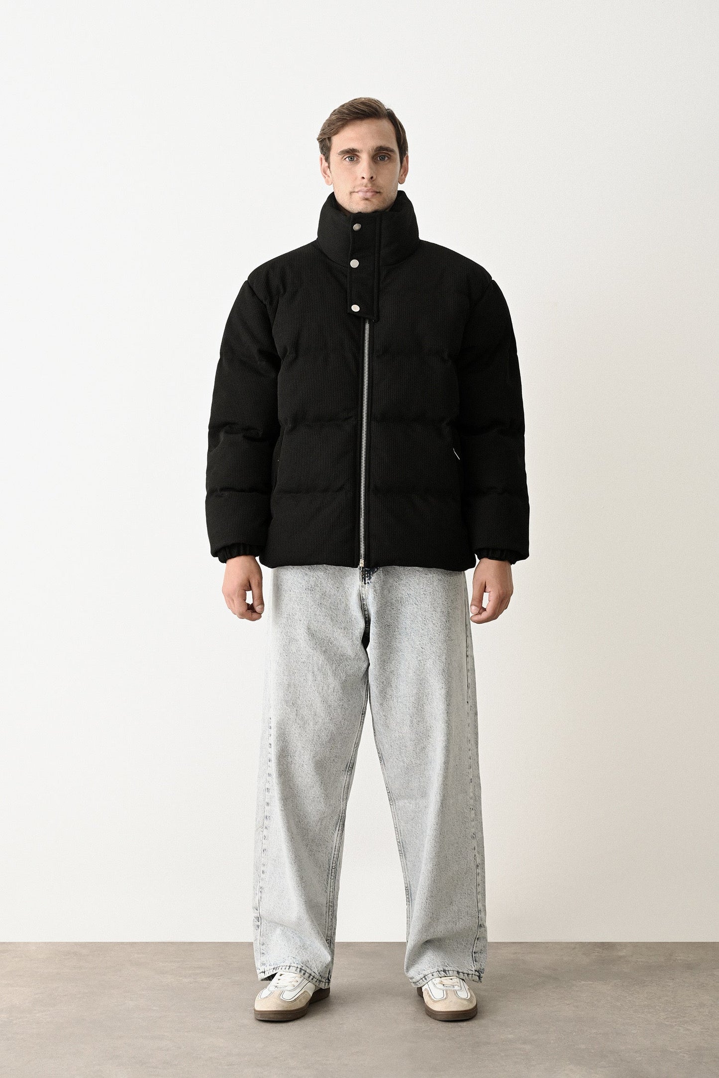 Black Quilted Winter Coat Withinblack