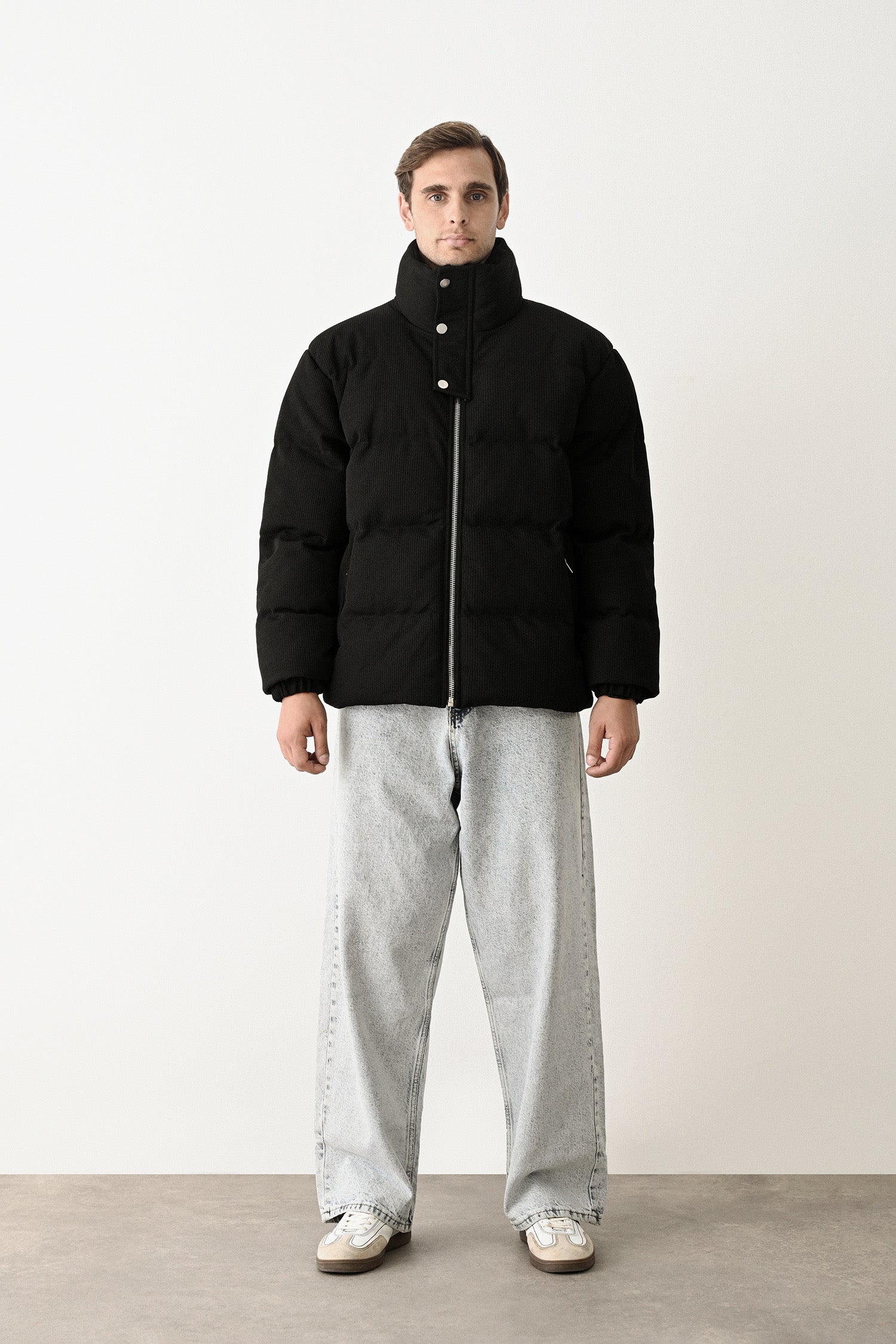 Black Quilted Winter Coat Withinblack