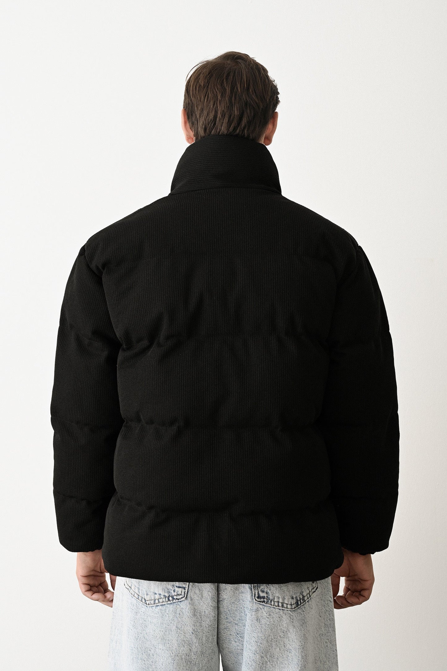 Black Quilted Winter Coat Withinblack