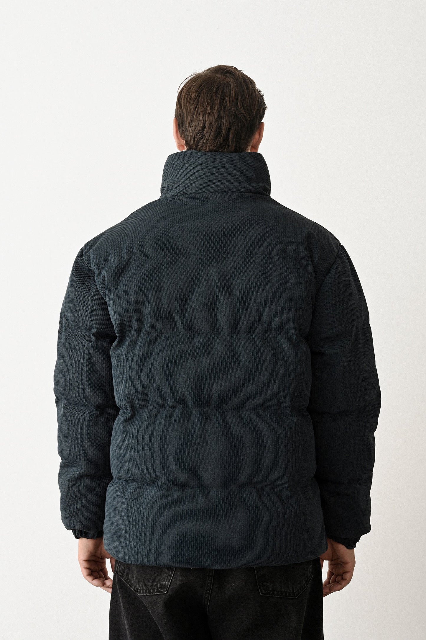 Black Quilted Winter Coat Withinblack