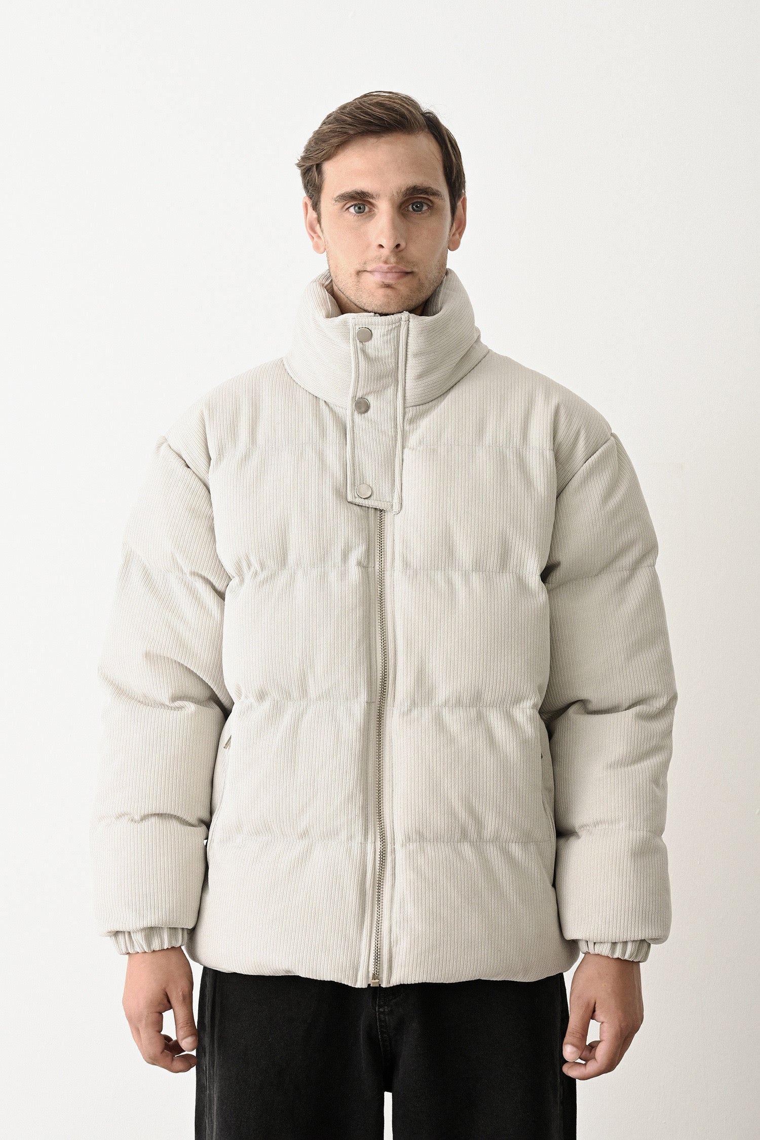 Black Quilted Winter Coat Withinblack