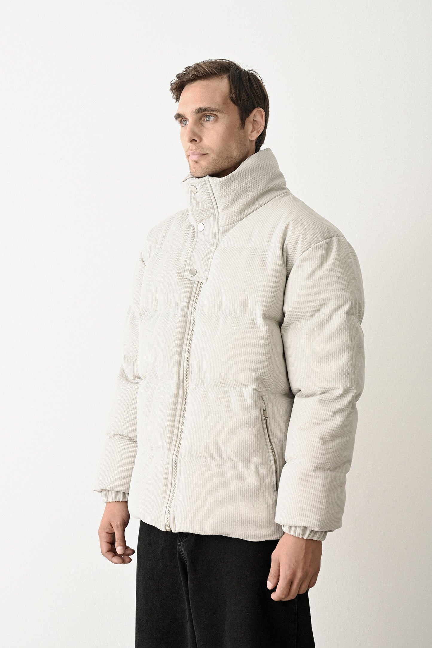 Black Quilted Winter Coat Withinblack