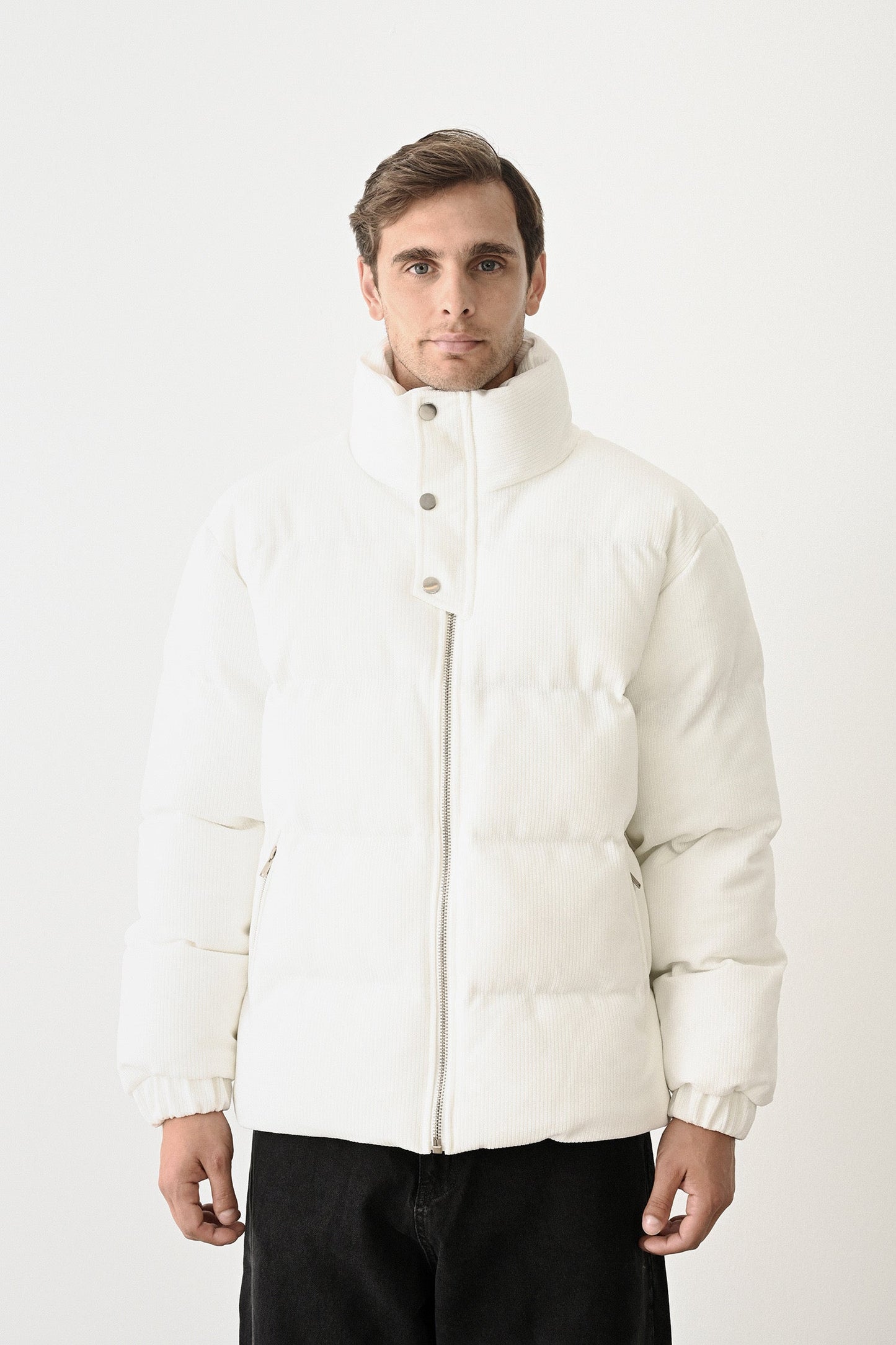 Black Quilted Winter Coat Withinblack