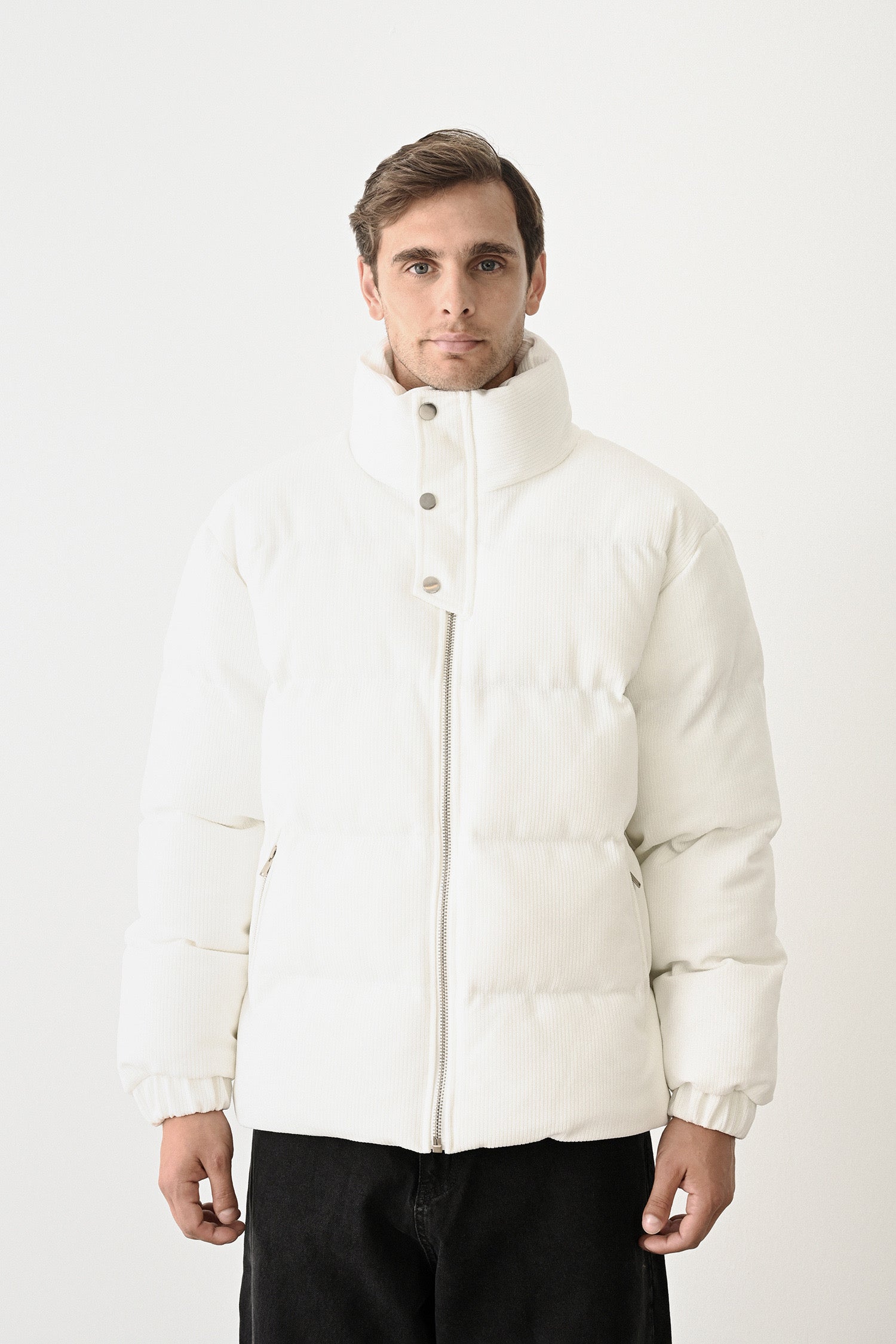 Black Quilted Winter Coat Withinblack