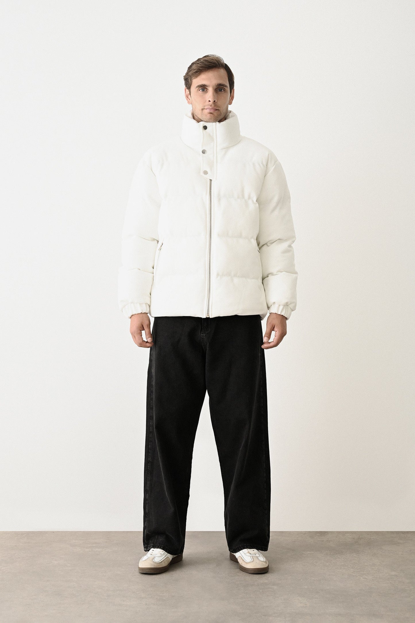 Black Quilted Winter Coat Withinblack