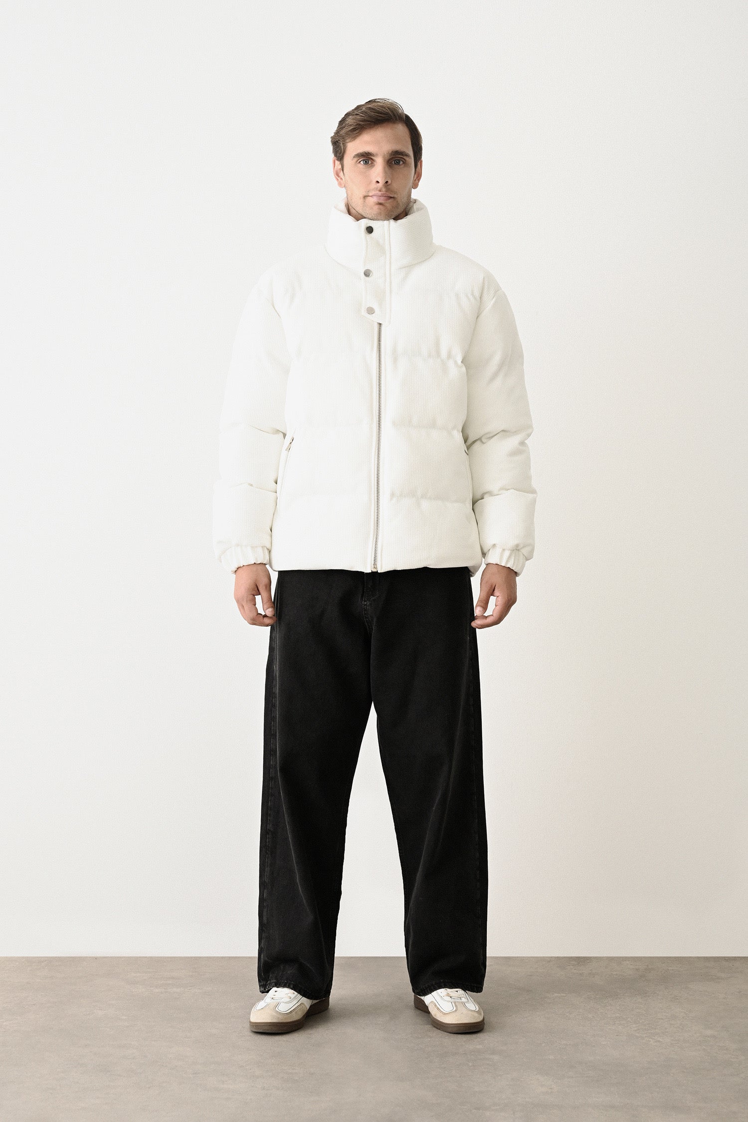 Black Quilted Winter Coat Withinblack