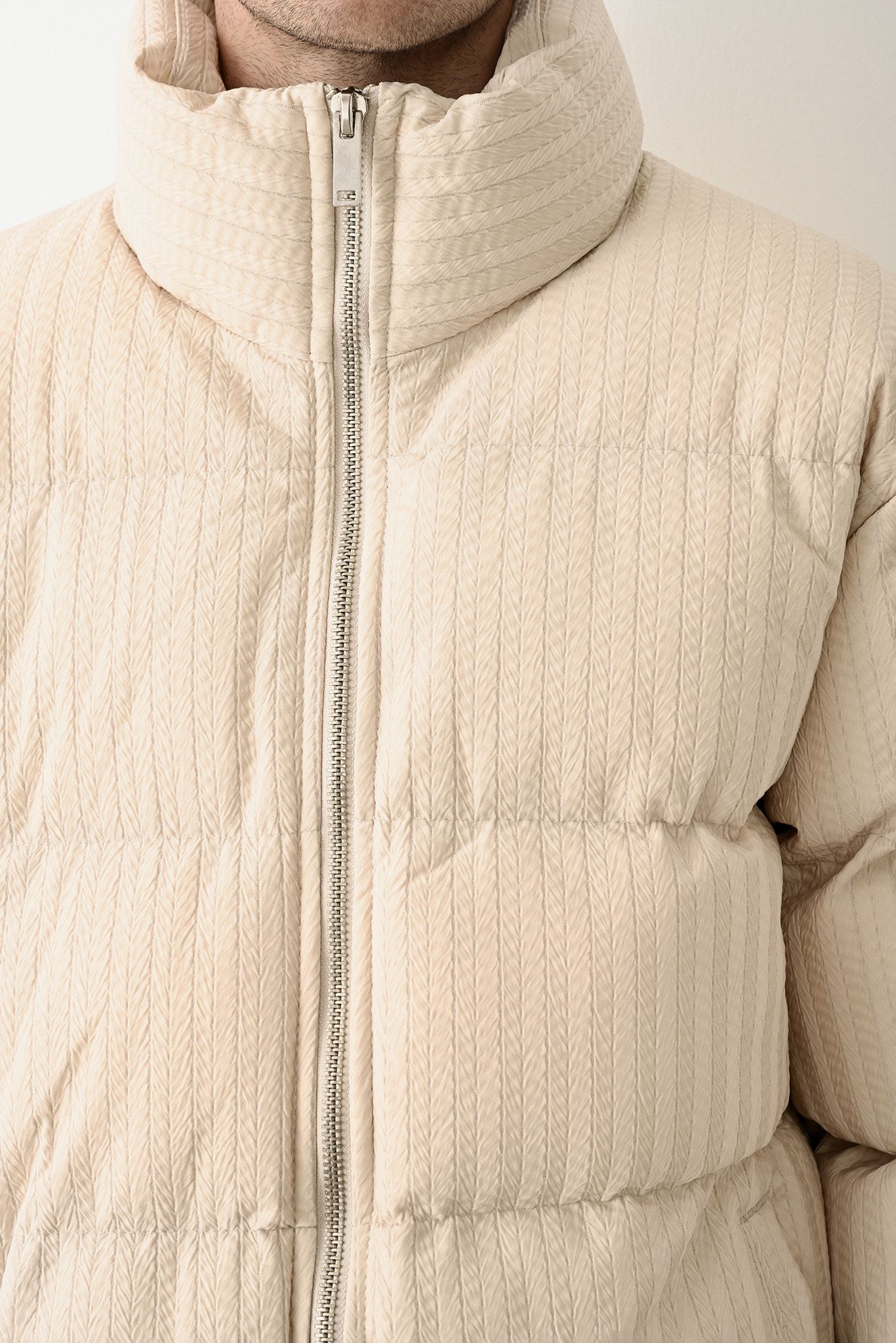 Men’s Quilted Puffer Jacket Withinblack