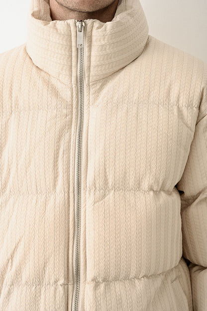 Men’s Quilted Puffer Jacket Withinblack