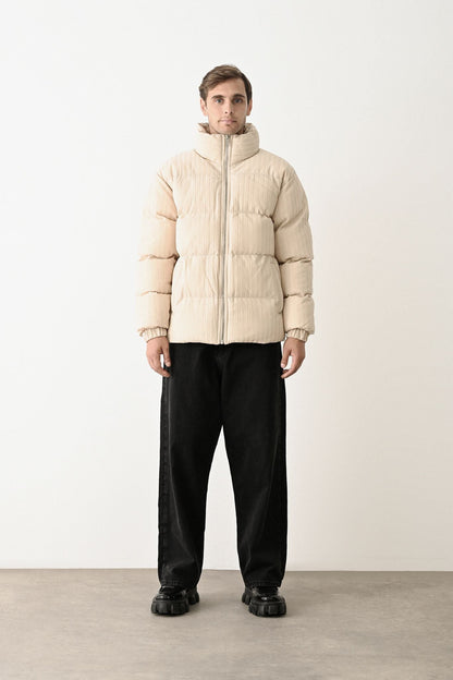 Men’s Quilted Puffer Jacket Withinblack